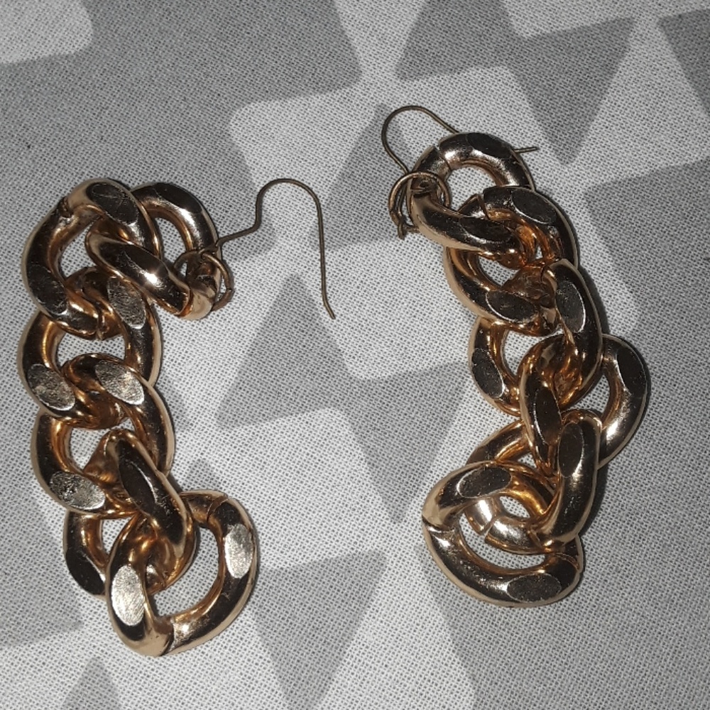 Gold Tone Body Chain Plus Size *free matching earrings - Picture 4 of 4